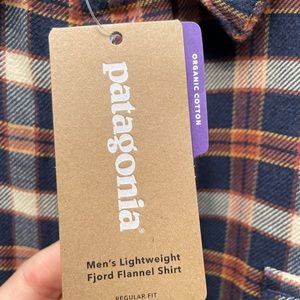 Patagonia men’s plaid long sleeve shirt Size XL